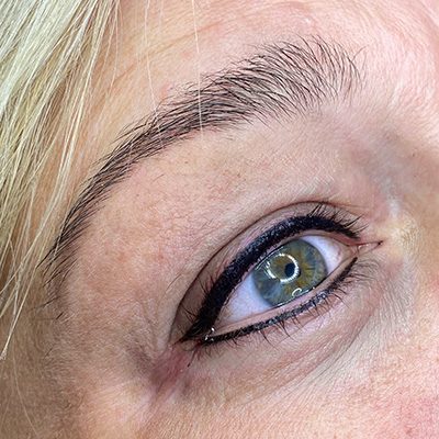 Lidpigmentierung Modellierter Eyeliner Melissa Wefers
